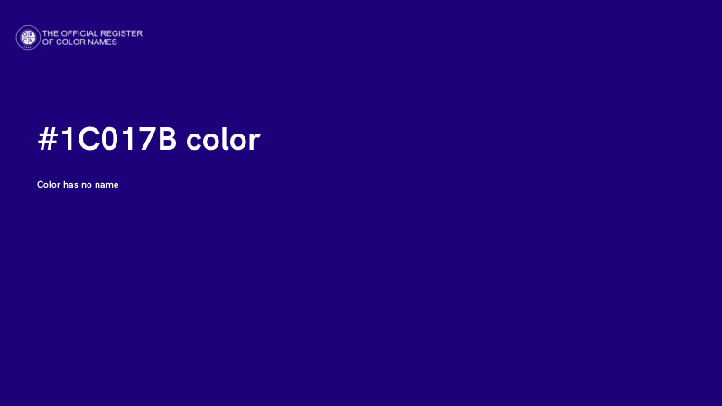 #1C017B color image