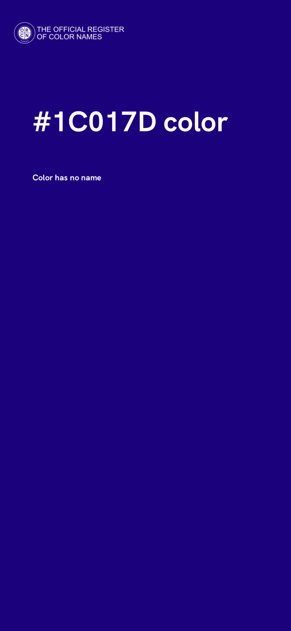 #1C017D color image