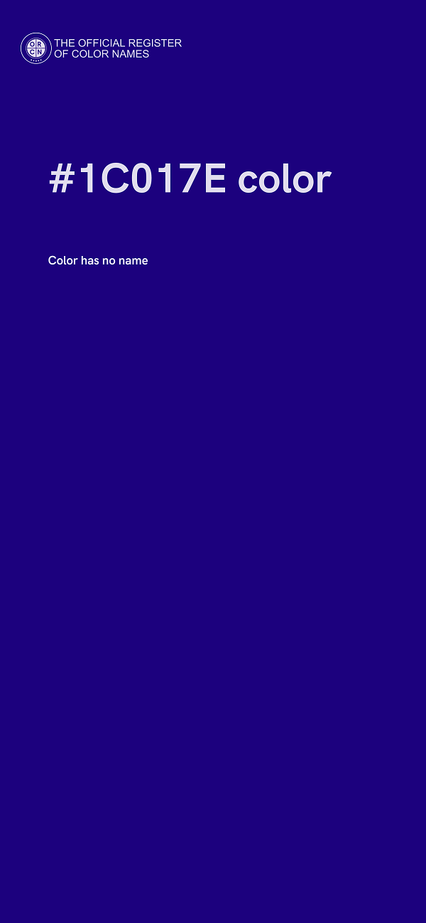 #1C017E color image