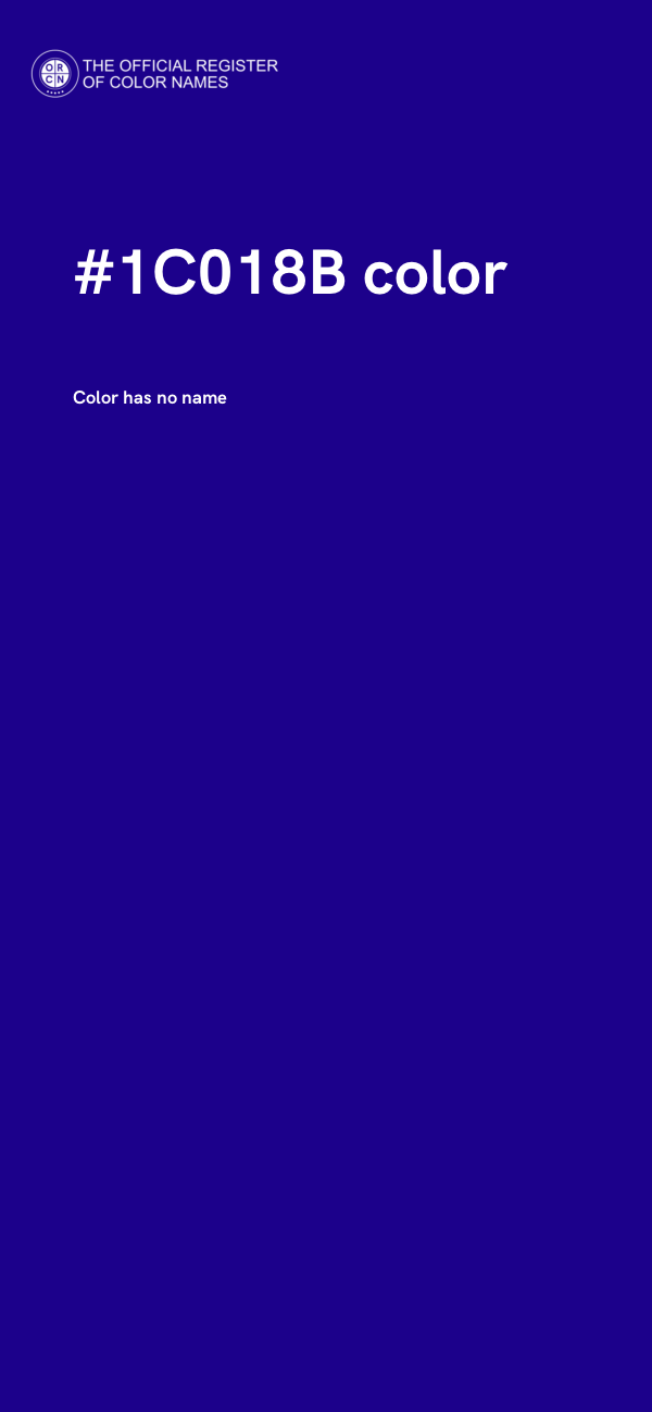 #1C018B color image