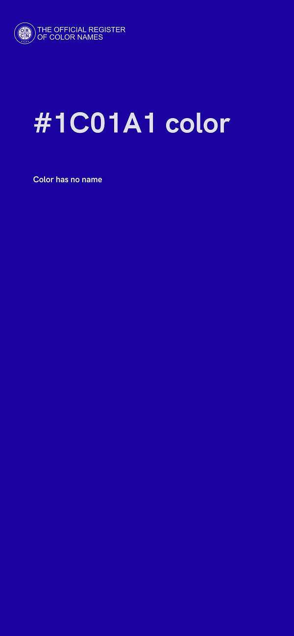 #1C01A1 color image
