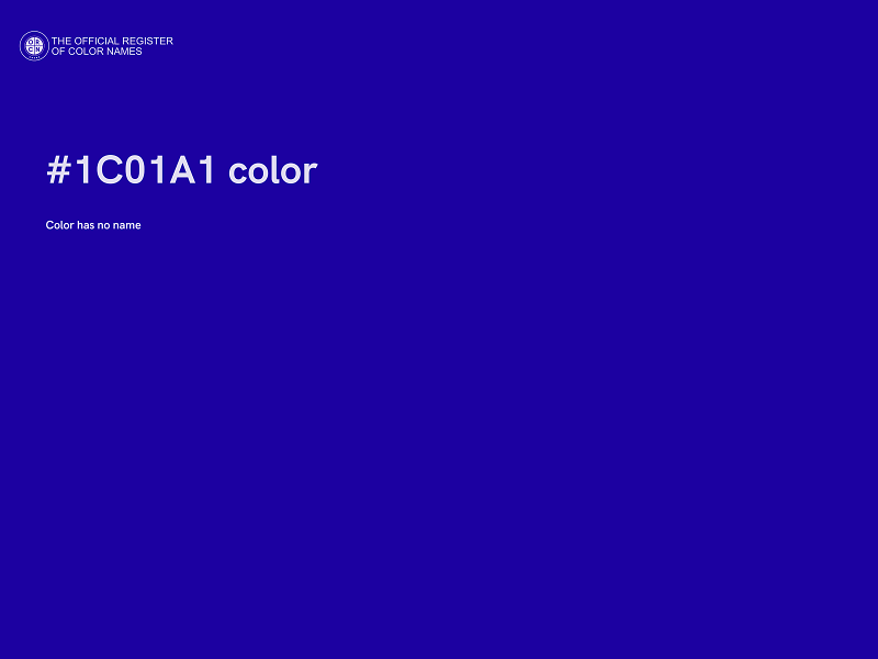 #1C01A1 color image
