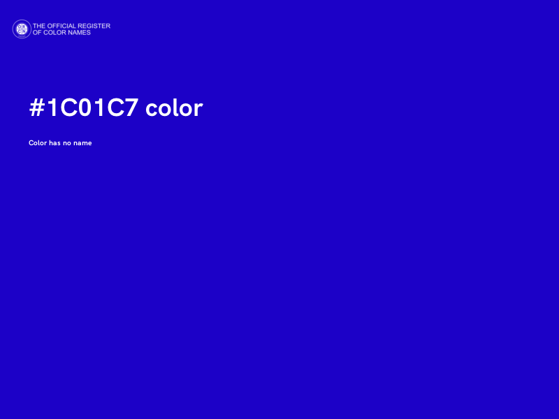 #1C01C7 color image