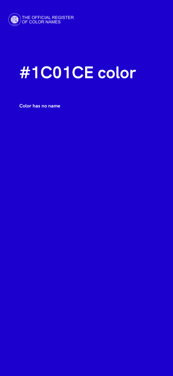 #1C01CE color image