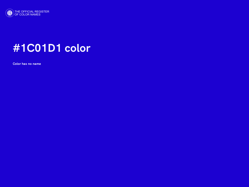 #1C01D1 color image