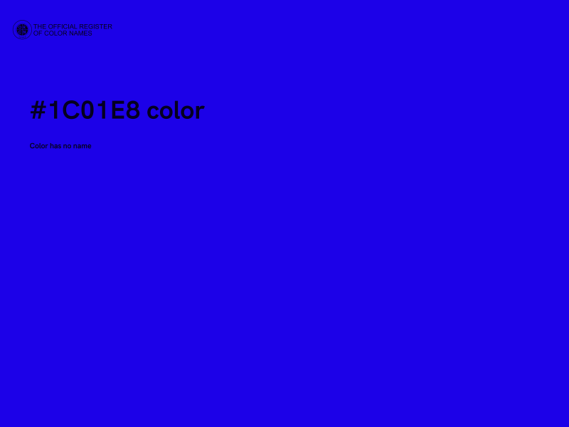 #1C01E8 color image