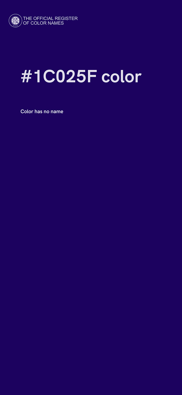 #1C025F color image