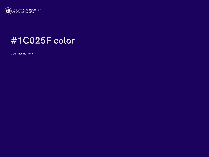 #1C025F color image