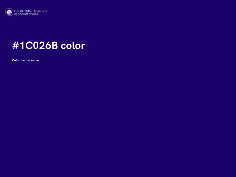 #1C026B color image