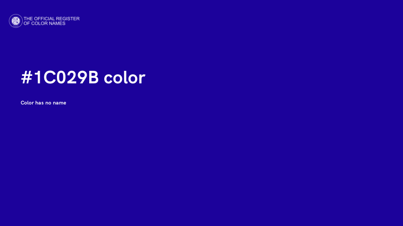 #1C029B color image