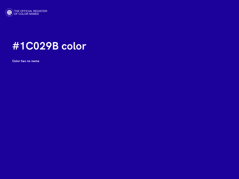 #1C029B color image
