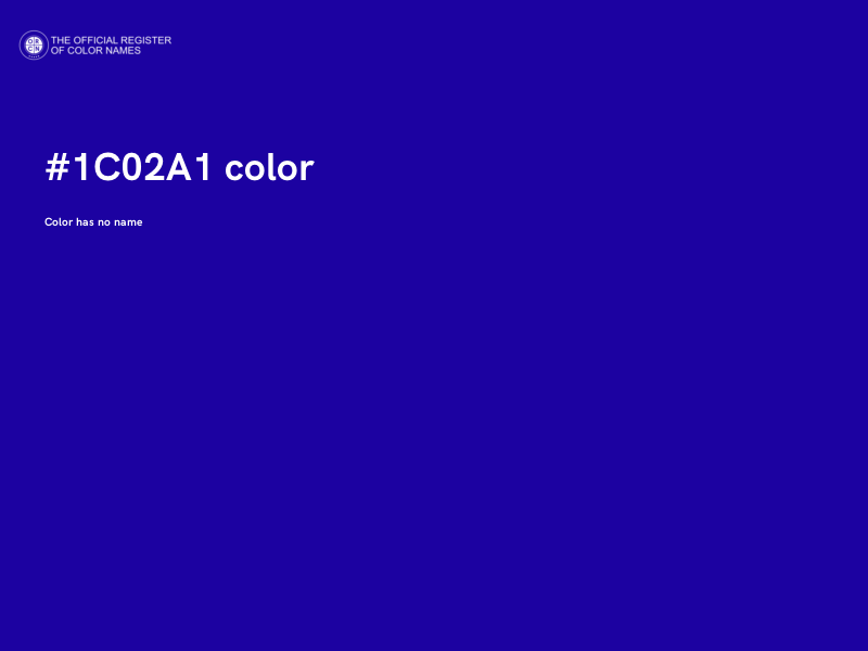 #1C02A1 color image