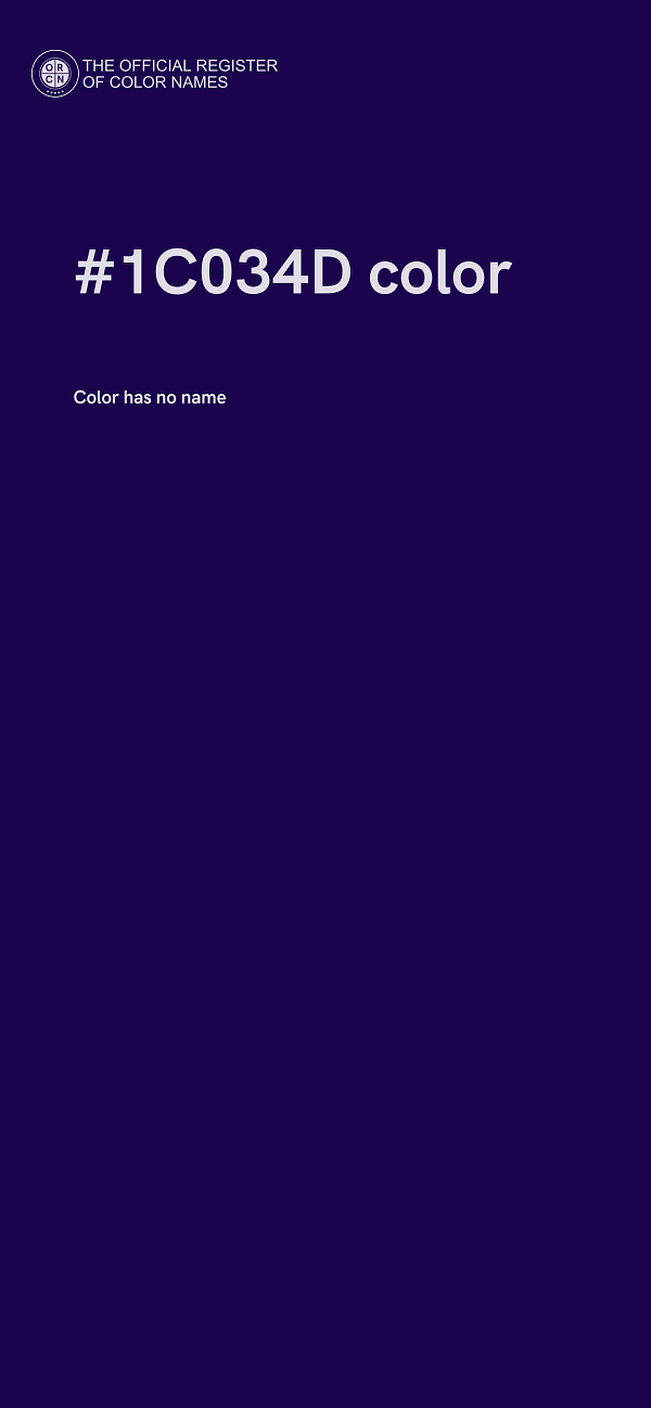 #1C034D color image
