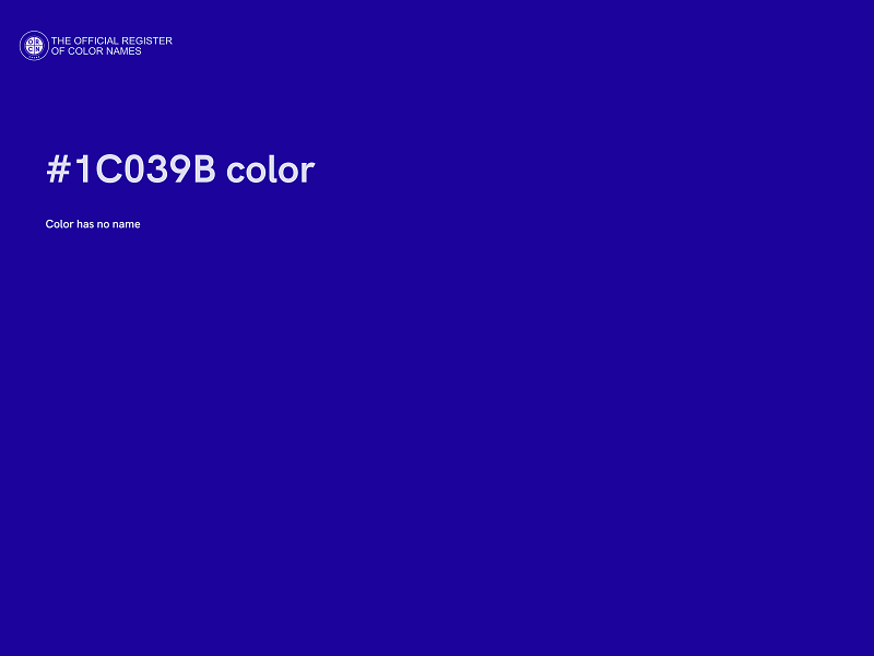 #1C039B color image