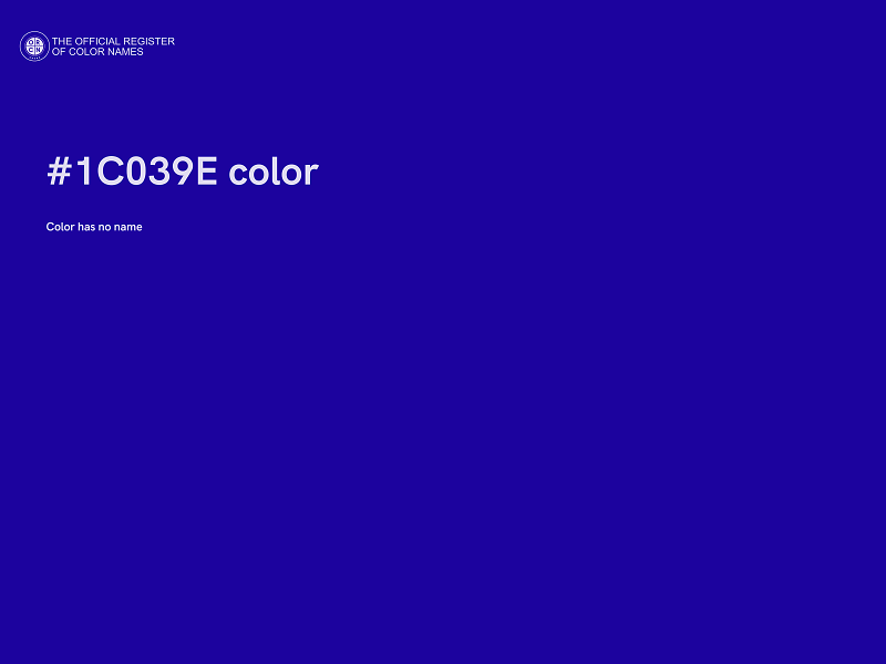 #1C039E color image