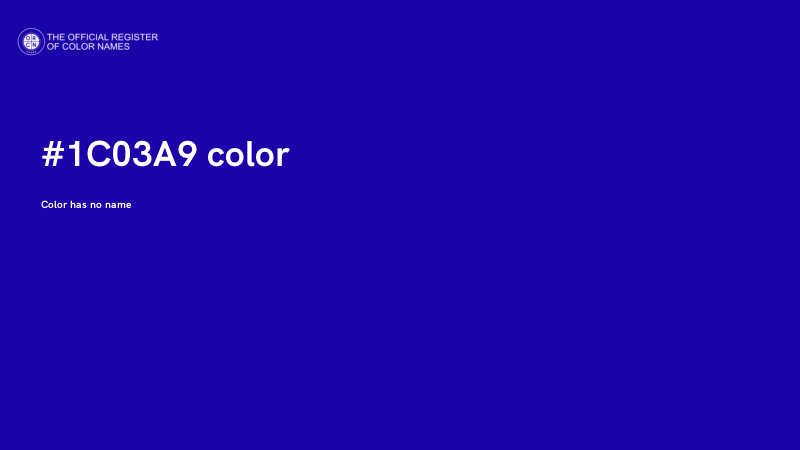 #1C03A9 color image