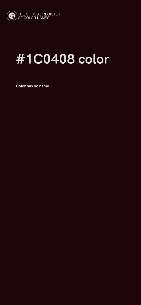#1C0408 color image