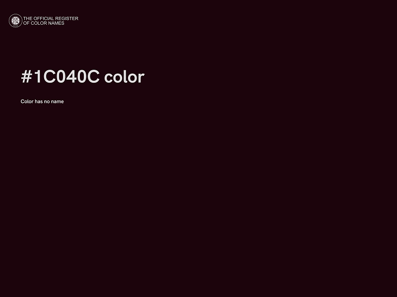 #1C040C color image