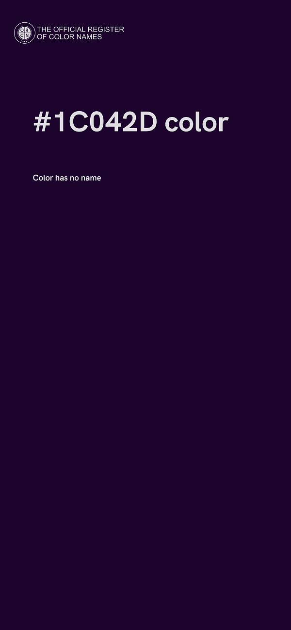 #1C042D color image