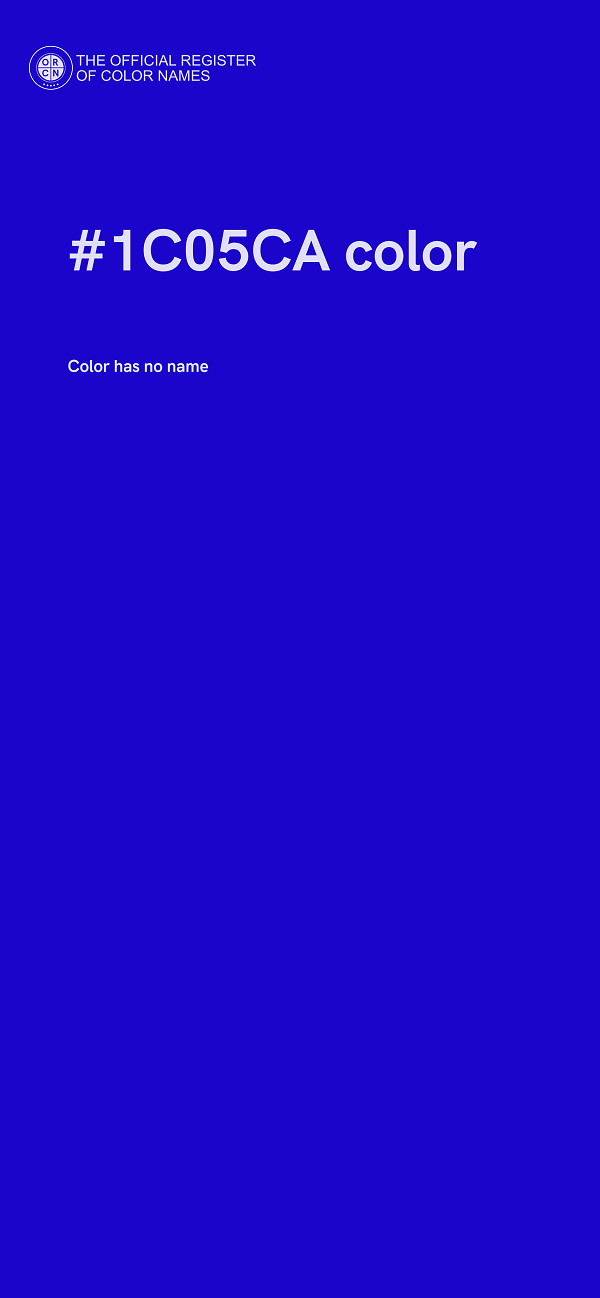 #1C05CA color image