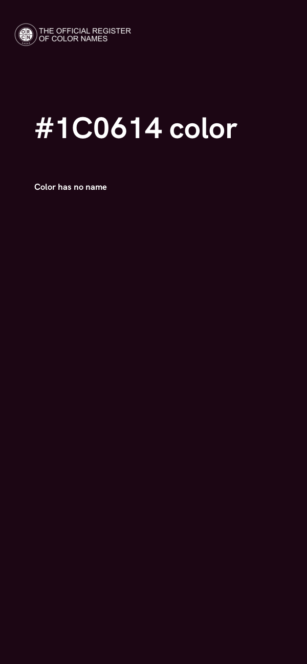 #1C0614 color image