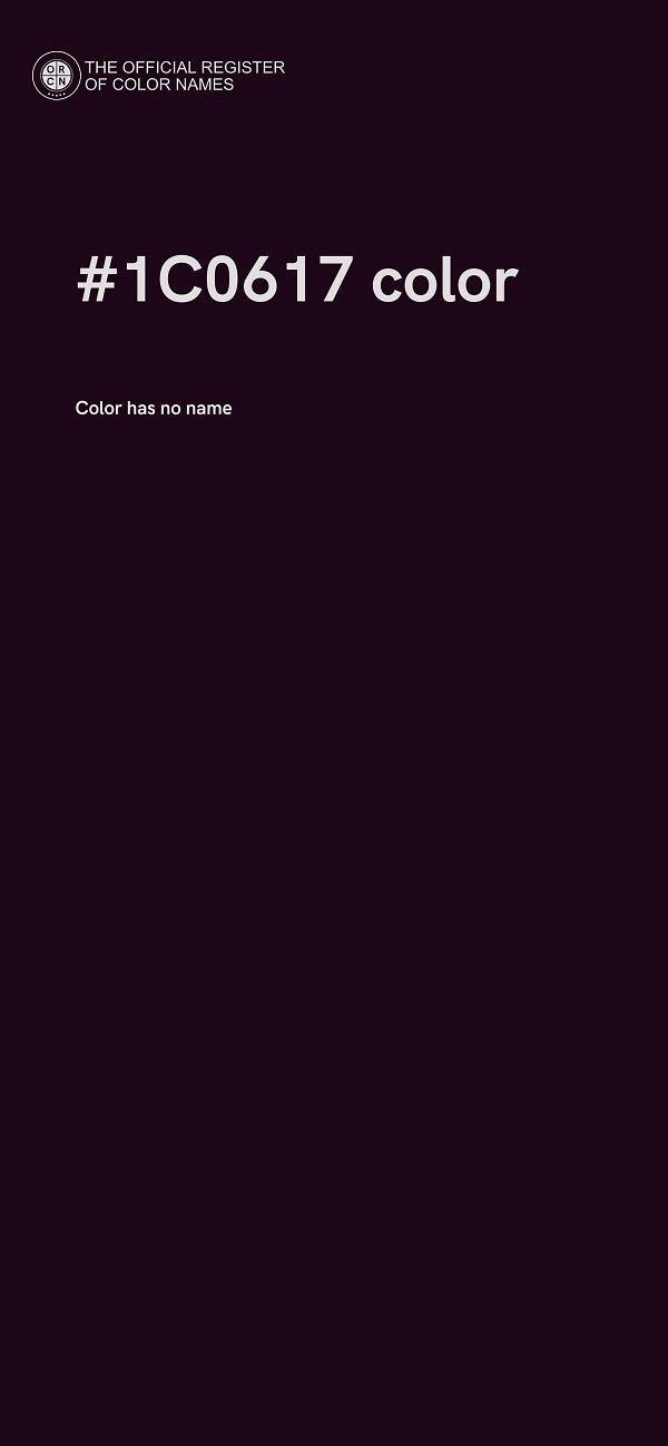 #1C0617 color image