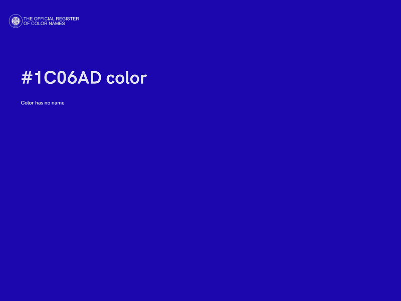 #1C06AD color image