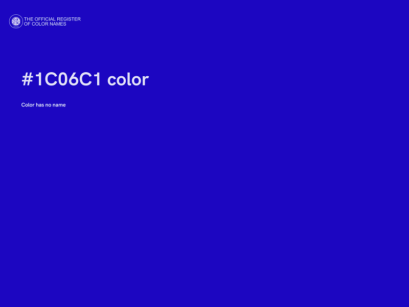 #1C06C1 color image