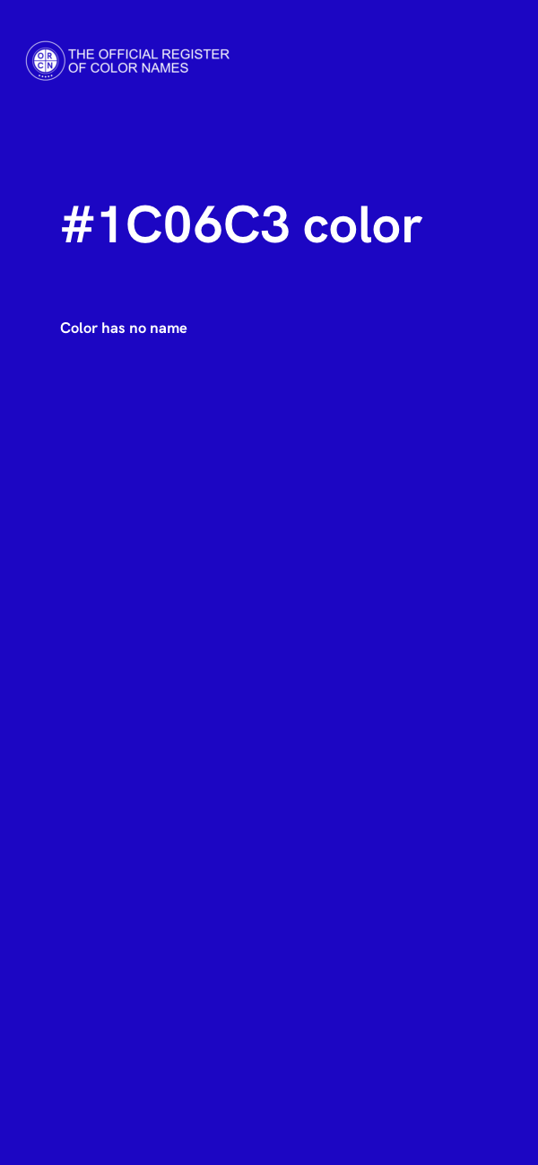 #1C06C3 color image