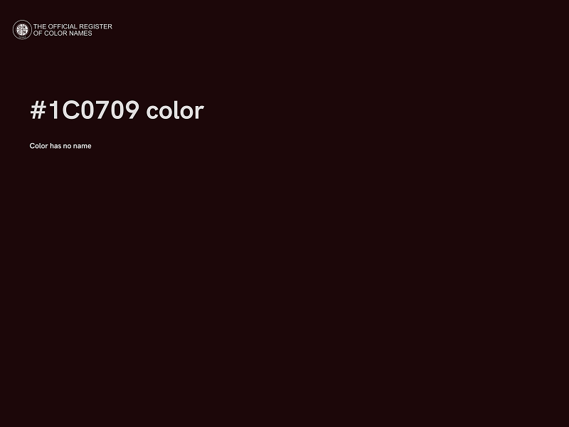 #1C0709 color image