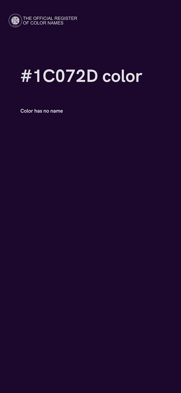 #1C072D color image