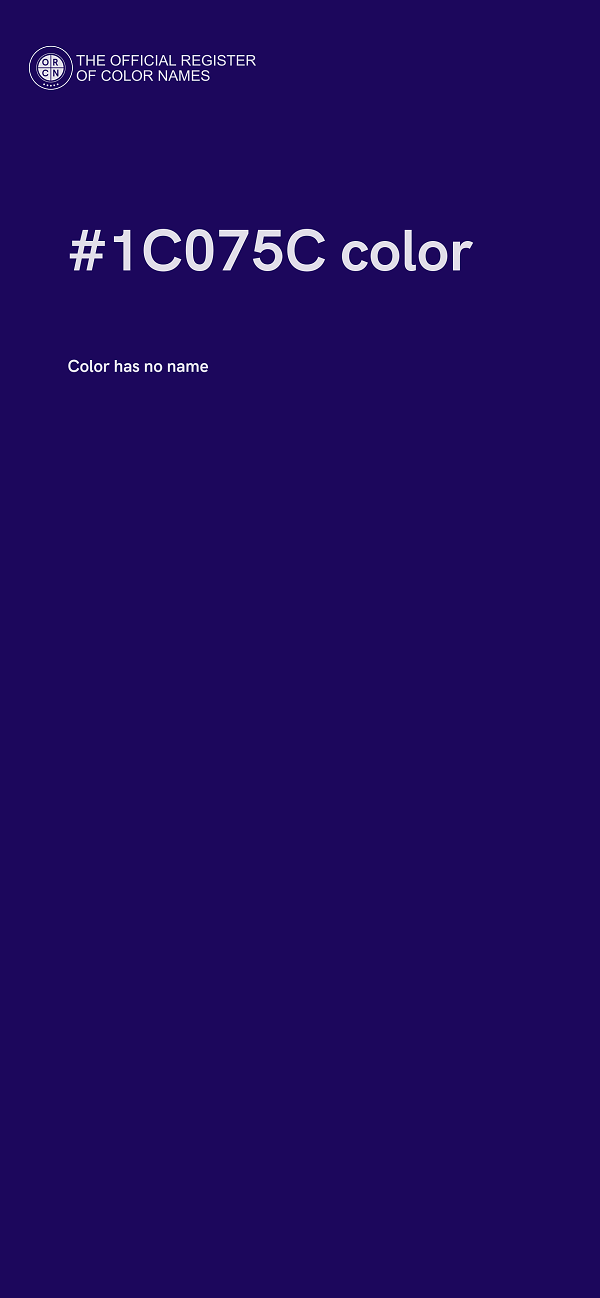 #1C075C color image