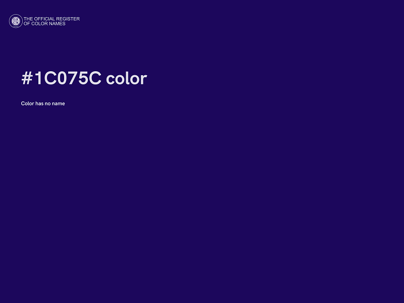 #1C075C color image