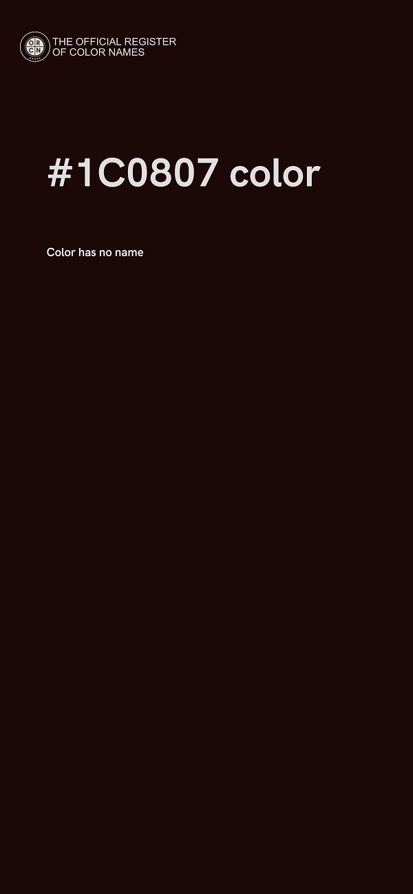 #1C0807 color image