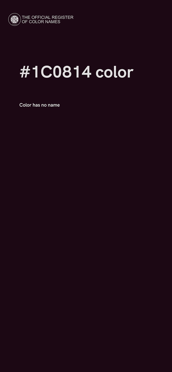 #1C0814 color image
