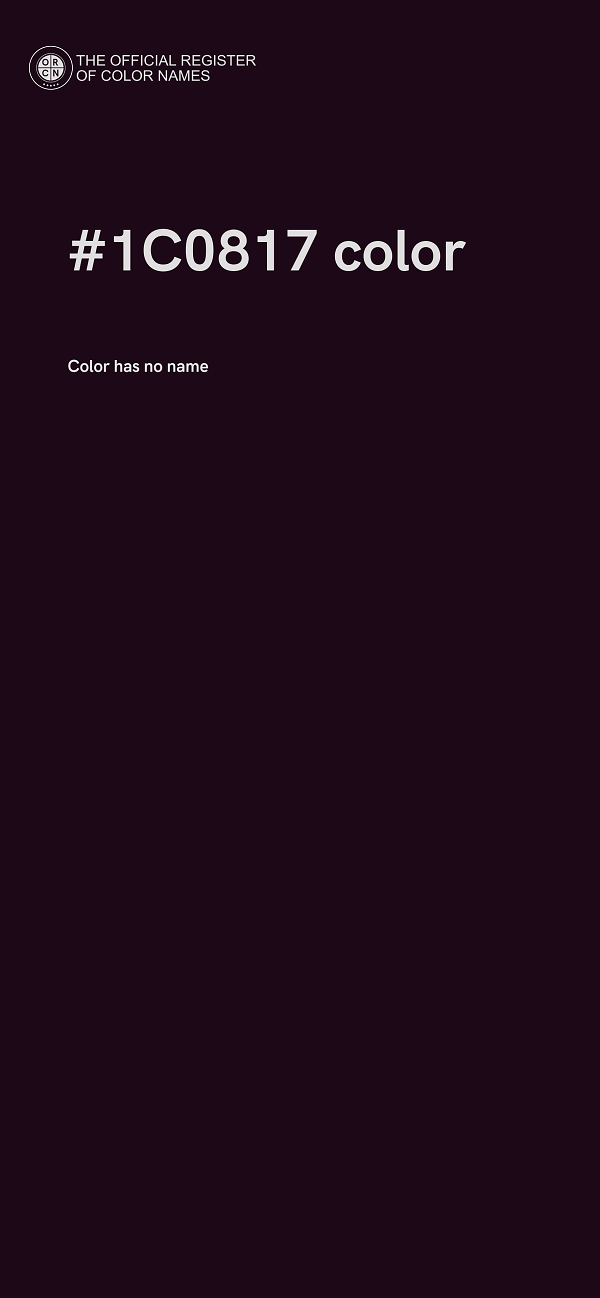 #1C0817 color image