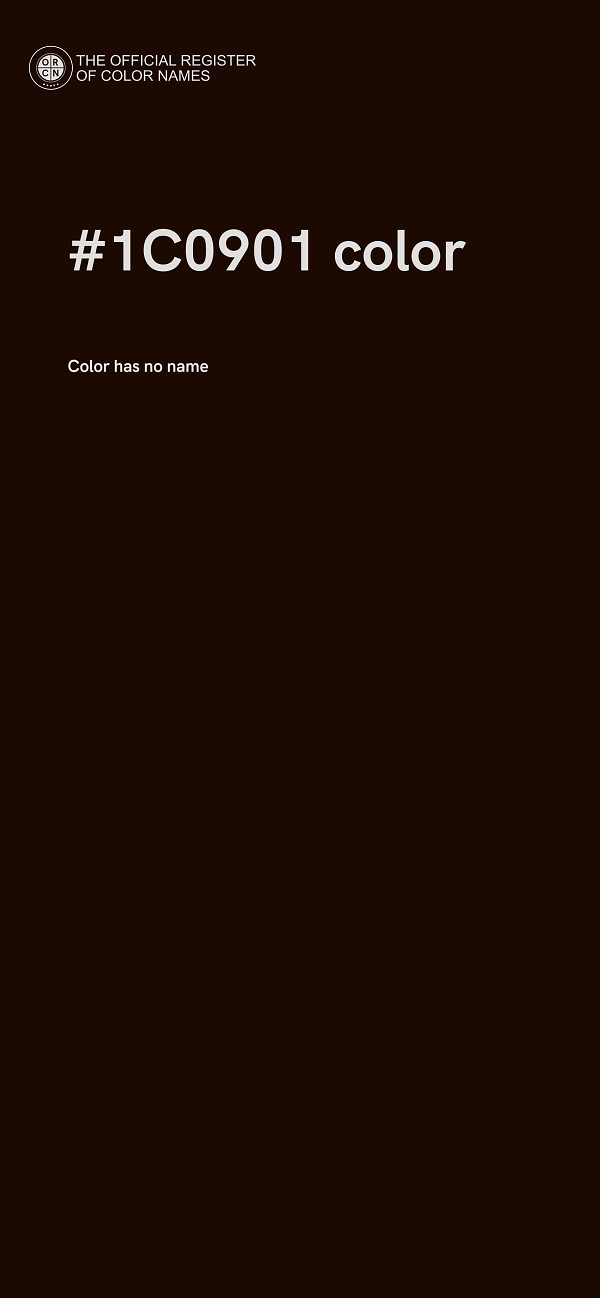 #1C0901 color image