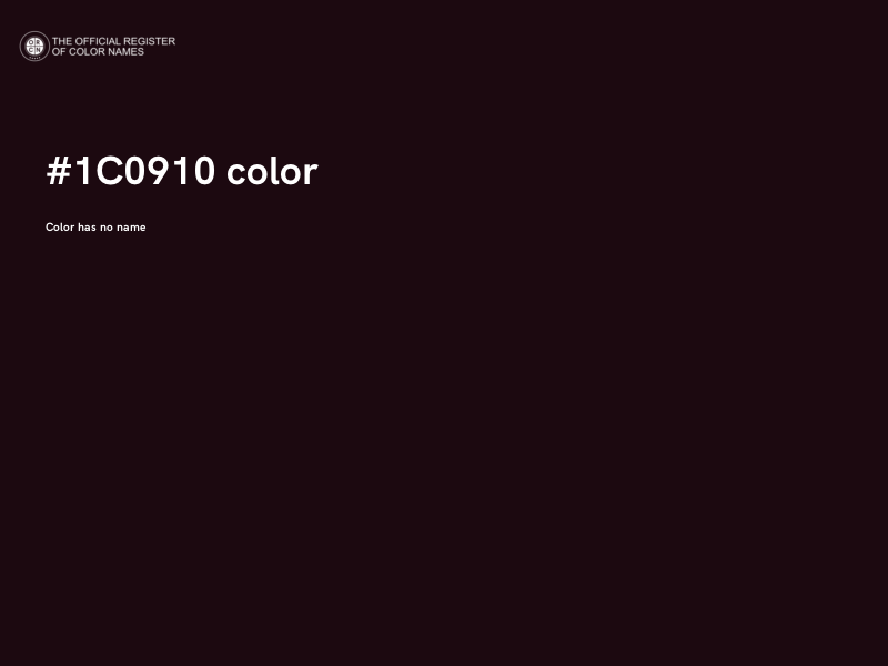 #1C0910 color image