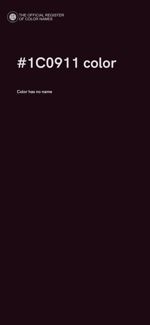 #1C0911 color image