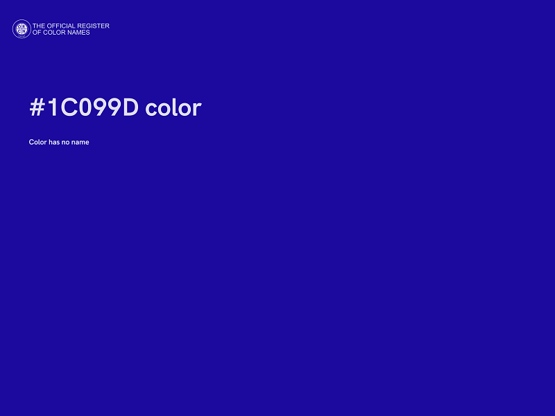 #1C099D color image
