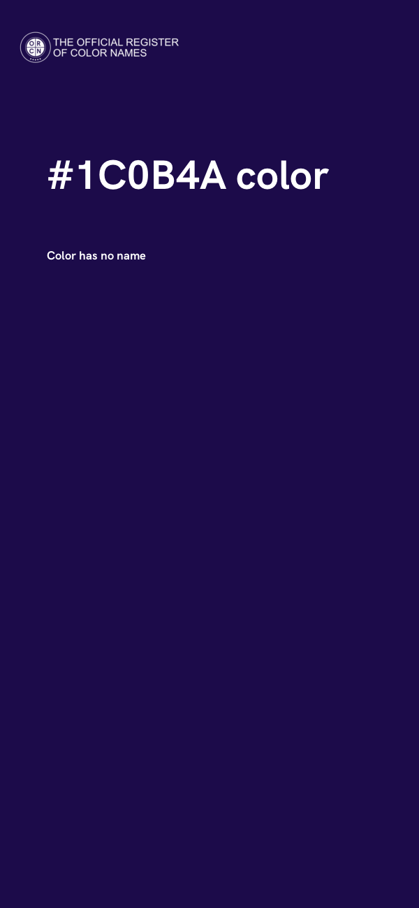 #1C0B4A color image