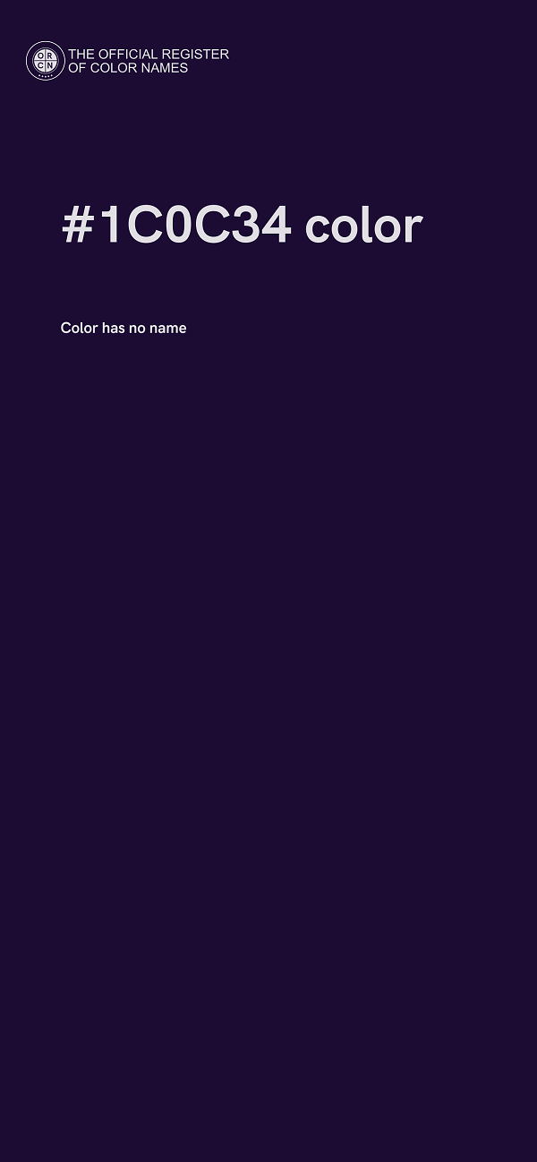 #1C0C34 color image