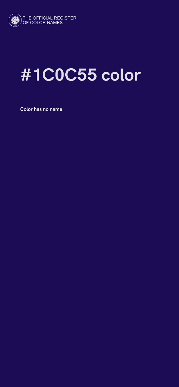 #1C0C55 color image