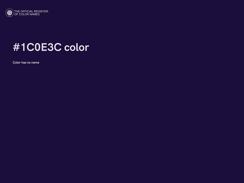#1C0E3C color image