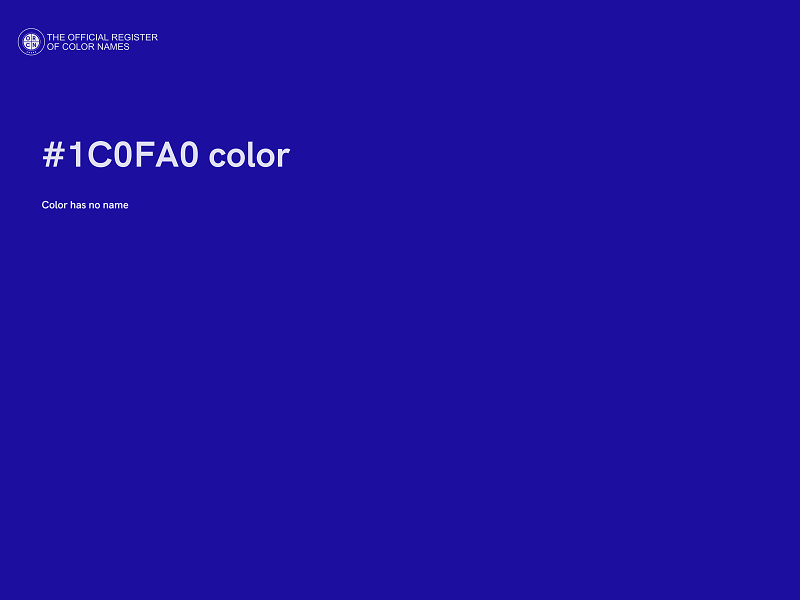 #1C0FA0 color image