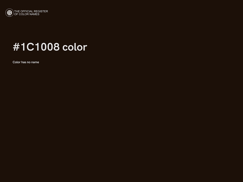 #1C1008 color image