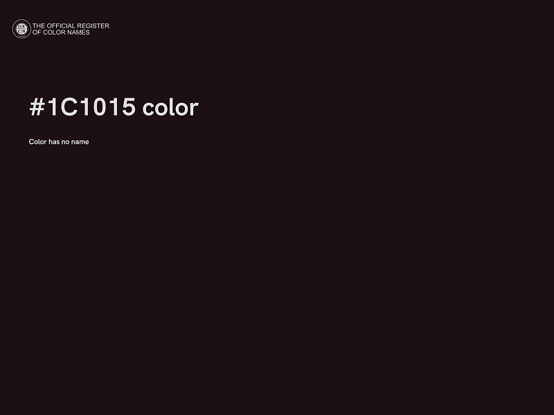 #1C1015 color image