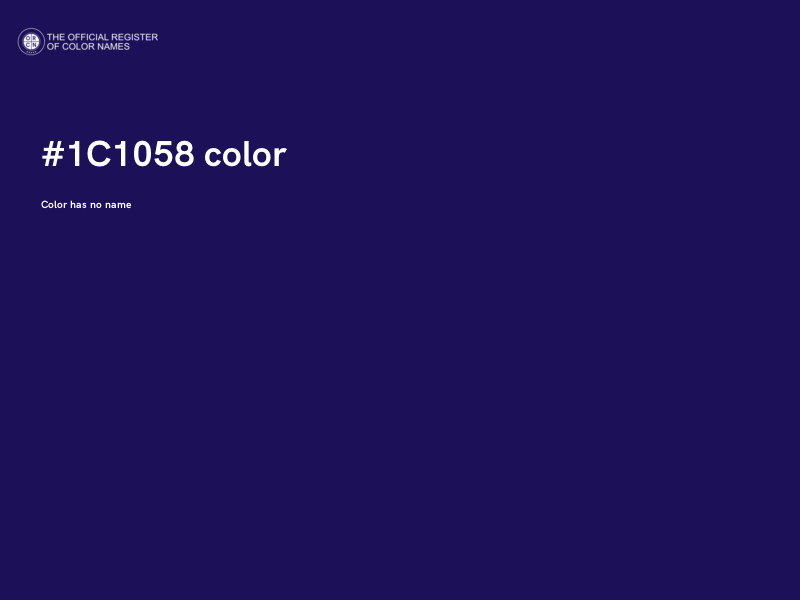 #1C1058 color image