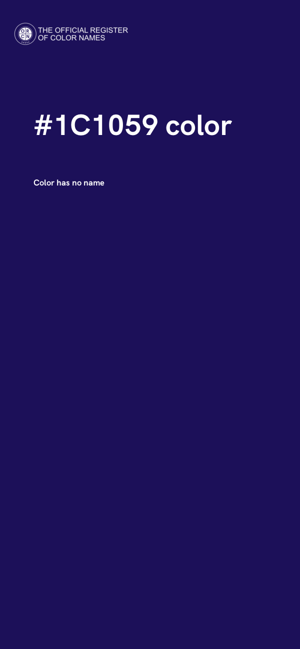 #1C1059 color image