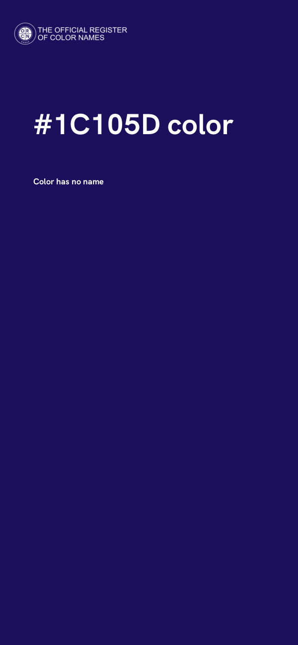 #1C105D color image